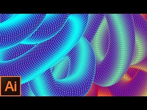 Adobe Illustrator Tutorial : How to design a 3D wallpaper in Adobe Illustrator CC 2017 | PS Design