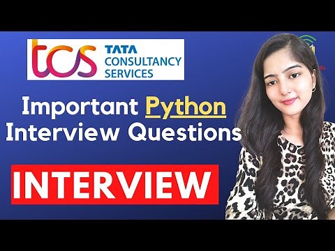 TCS NQT Interview Python Questions | Important python Questions for TCS Intrview
