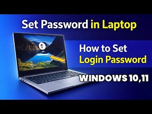 How to set up password in laptop (Step by Step Guide)