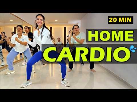 Fastest Weight Loss Home Cardio 🔥 | 20 Min Aerobics Workout (Zumba Style)