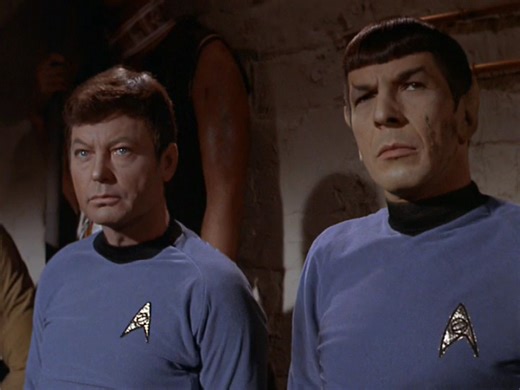 Starfleet Records. Starfleet Personnel: James T. Kirk, Captain of the USS Enterprise NCC-1701. "Prime Directive Violation." Stardate: Unknown (2268) #CaptainKirk The Yang prisoner is Cloud William, their chief, and the "holy words" (which only a chief may speak) are a badly slurred version of the Pledge of Allegiance. Kirk interprets the Pledge and speaks the words himself, and begins to explain where he is from, but Tracey picks up on the theme and tries to turn the Yangs against Kirk by declar