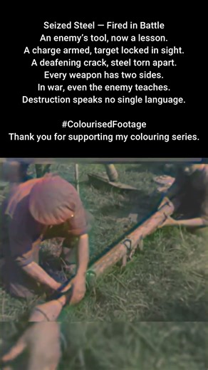 Captured Anti Tank Launcher Put to the Test #ColourisedHistory