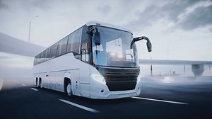 3d Model Touristic Passenger Bus On Stock Footage Video (100% Royalty-free) 1080087749 | Shutterstock