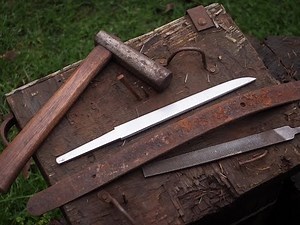 SOTW #5 - Forging A Tanto Blade...from a carriage leaf spring