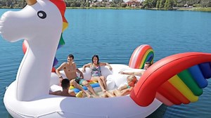 Prepare to be obsessed with these giant pool floats