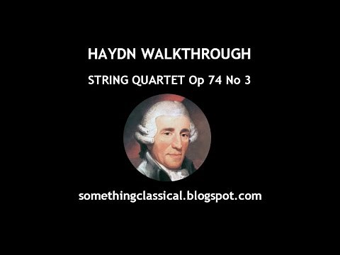 HAYDN - STRING QUARTET Op 74 No 3 "Rider" (full analysis)