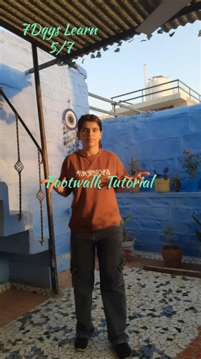 7 Days learn Footwalk Tutorial 5/7 #footwalk #moves #rhythm_with_divyanshi #reels.