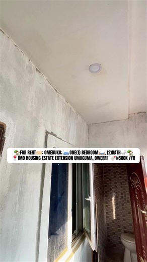 One Bedroom Apartment for Rent in Owerri Imo State