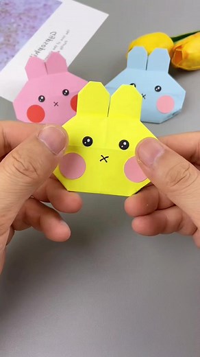 3.1K views · 24 reactions | let’s fold this cute little rabbit together! Parent-child handmade origami bunny origami. #origami #origamiart #art #handmade #paperart #paperfolding #paper #papercraft #origamipaper #papiroflexia #origamilove #diy #origamiartist #papercrafts #origamilovers #instaorigami #craft #origamiwork #d #design #creative #artist #paperartist #love #origamicrane #modularorigami #origamifun #paperfold #kusudama #origamicraft paper craft ideas | paper craft ideas | Facebook