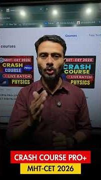 MHT-CET 2026 Ultimate Physics Crash Course | Physics From Zero to CET Level #dsms #mhtcet