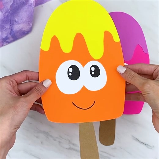 57K views · 4.6K reactions | With the warmer weather coming up, kids will want to make this cute popsicle craft. Get the printable template on the blog. | Simple Everyday Mom | Facebook