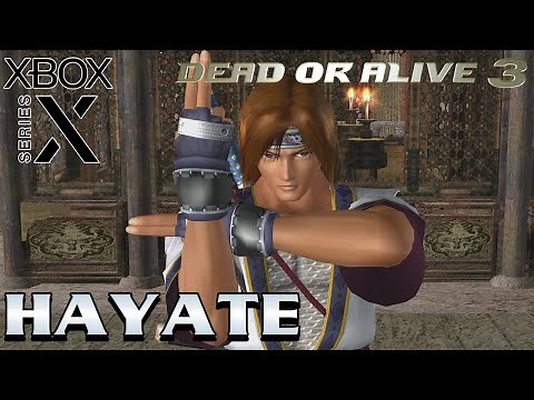 Dead Or Alive 3 (Xbox Series X) Hayate Gameplay [Very Hard] - Story & Ending [4K 60FPS]