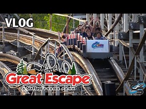 Our First Ever Visit to The Great Escape! Underrated Six Flags Park Vlog