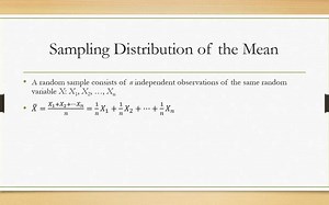 S2 4.2 Sampling Distribution of the Mean