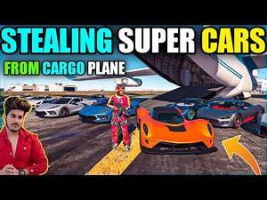 STEALING TOP SECRET AND REAR SUPER CARS FROM CARGO PLANE 🤑♥️