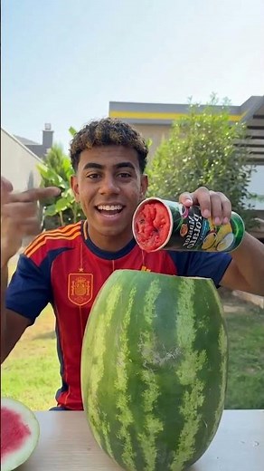 How to make watermelon ice cream? Messi #messi