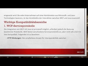 Spielt WCF gut mit Java zusammen? Untersuchung von Kompatibilität und Protokollen