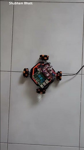 arduino omni wheel robot with raspberry pi and cnc shield