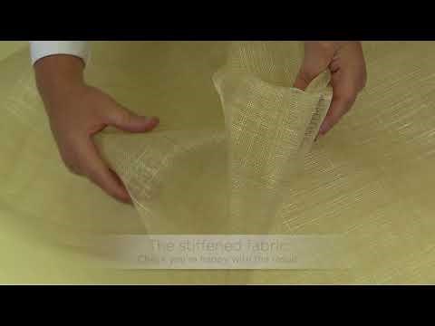 How to Stiffen Sinamay