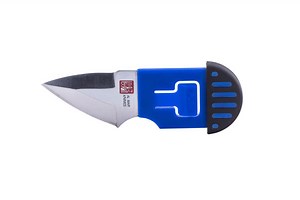 AL MAR KNIVES 1.3" Stinger Keychain Fixed Knife - Blue and Black — AL MAR Knives®