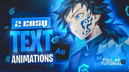 【AE教程】2 Easy text Animations