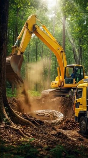 Hidden Python Found by Excavator #excavator #excavatorheavyequipment