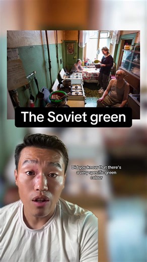 The Soviet green paint #greenscreen #soviet #green #russia | paint