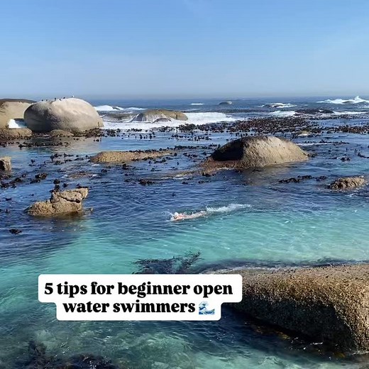 5 tips for beginners looking to start open water swimming 👀 1. Swim with someone who has experience in open water swimming 2. Swim with a tow float 3. Beware of the area you’re swimming in — check if there are any currents/high swells/cold water 4. Be sure you’re well hydrated before the swim 5. Focus on your breathing while swimming — this will keep you calm if you feel like you’re panicking But most importantly, enjoy the adventure 🏊‍♀️🏊‍♂️ #waveworkouts #beginneropenwaterswimmer #openwater