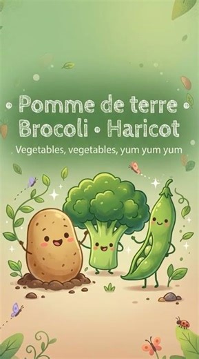 Vegetables in French | Learn French for Beginners | Easy French