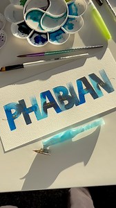 Day 11 #process #lettering #design #idea #name #trending #calligraphy #blocklettering #create | Calligraphynstuff