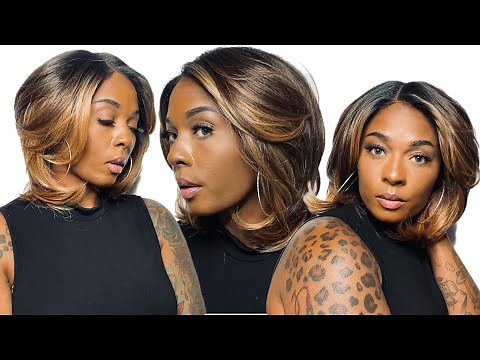 RED AND BLONDE WIGS SERIES WIG 5 | FreeTress Equal HD 5" Lace Part Level Up Julia ft SamsBeauty ❤️