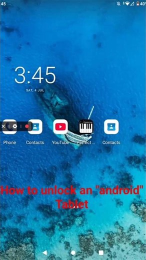 how to unlock an 'android' tablet #trending #popular #extremetvfeatures#viral