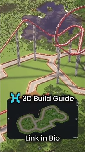 making roller coaster in Minecraft 🎢