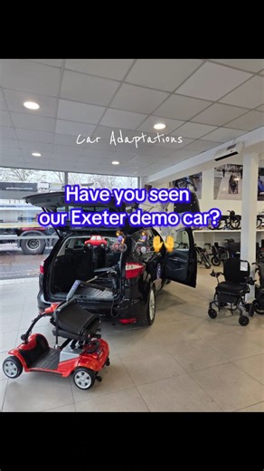 So… we have a car in our Exeter showroom 👀 And it’s fully kitted out with vehicle adaptations so you can see, try and understand your options in one place. From swivel seats and boot hoists to steering aids, rooftop wheelchair systems and paediatric seating, we tailor adaptations around you. We can work with your local car dealership and fit adaptations for both private vehicles and the Motability Scheme. Demo cars available in Exeter, Plymouth and Launceston. Ready to explore what’s possible?