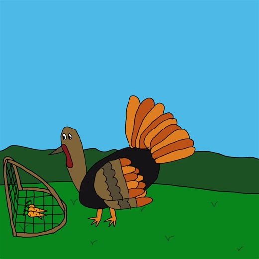 @honiganimations on Instagram: "How to Catch a Turkey 🦃 #animation #2danimation #2d #cartoon #toonboom #catchaturkey #turkey #thanksgiving #thanksgivingturkey #thanksgivingfood #catch #trap #turkeytrap #animaltrapping #animaltrap"
