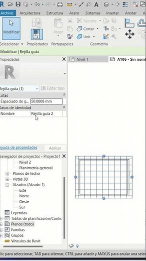 Tutorial Revit: Cómo Utilizar la Rejilla Guía para Alinear Dibujos en Láminas