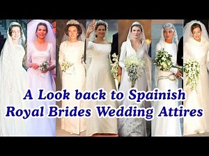 Spainish Royal Brides Wedding💍💒 Attires #weddingattire #weddingdress #royalfashion