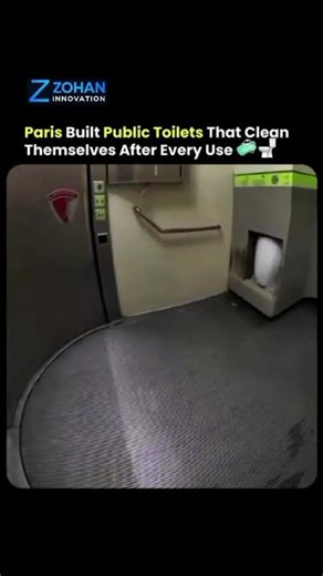 Paris Made Toilets That Clean Themselves! 🤯