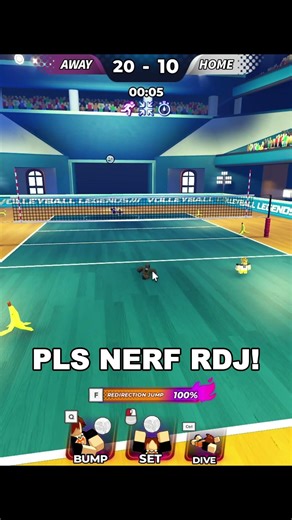 NERF REDIRECTION JUMP! #roblox #volleyballlegends #vbl #robloxgaming #haikyuu