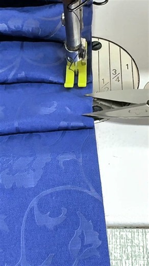 The fabric pleating technique using a notch cutter #sewinghacks