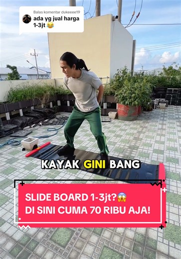 Sliding Mat Olahraga di Rumah Hanya 70 Ribu!