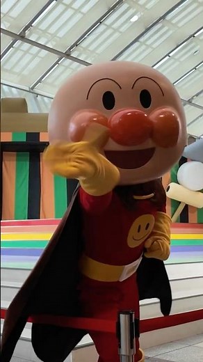 【福岡アンパンマンミュージアム】アンパンマンがまさかの目の前まで…！娘も大興奮でした😂✨子ども連れには最高の場所です👶#アンパンマン#福岡アンパンマンミュージアム#子育て#子どもとお出かけ