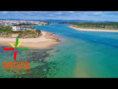 Vila Nova de Milfontes aerial - Praia do Farol - 4K Ultra HD