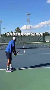 Underarm serve tips