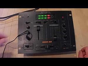 Optimus SSM 50 stereo disco mixer 32 3005