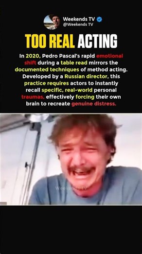 Pedro Pascal’s Acting Technique Explained by Method Acting