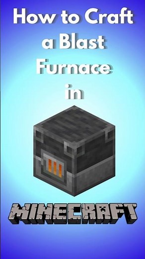 How to Craft a Blast Furnace in Minecraft #minecraft #gaming #minecrafttips #MinecraftGuide