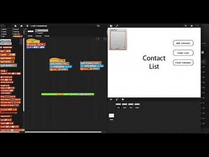 SEP 401 SNAP! - Coding the Add Contact Button
