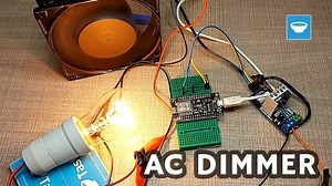 AC Dimming and Motor Speed Control Made Easy with Arduino and NodeMCU