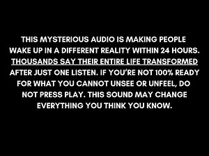 Reality Shifting Frequency Music To Change EVERYTHING